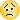 sad emoticon = :(